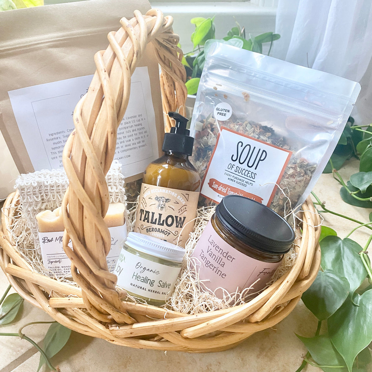 lavender plant gift basket Postpartum Gift Basket – Oil of Joy Apothecary