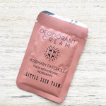 Deodorant Cream SAMPLES, Organic