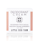 Natural Deodorant aluminum free Rosemary Patchouli