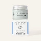 Deodorant cream jar with packaging on a white background