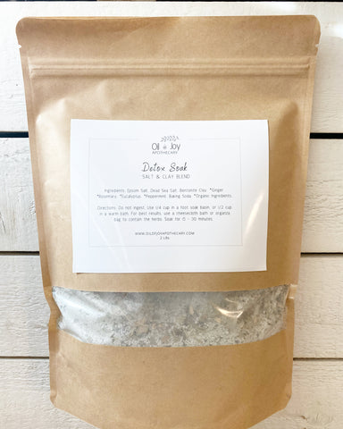 Detox Salt & Clay Soak 2 LBs